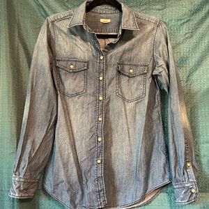 Fossil Denim Button Up